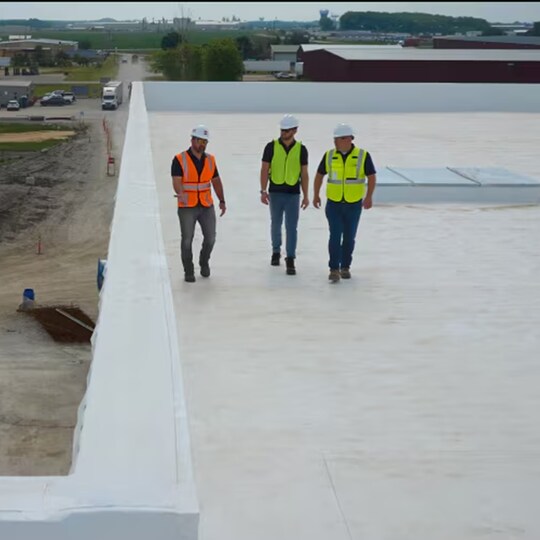 Professional Roof Inspection on a Commercial Roof