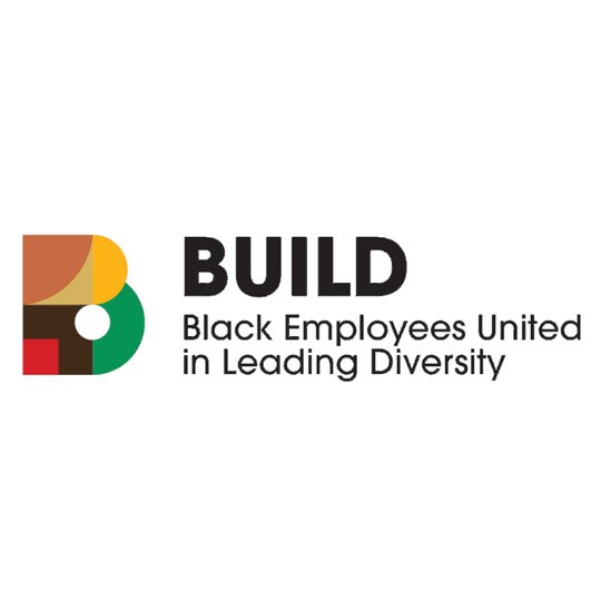 BUILD logo, Black Employees United in Leading Diversity employee community group at GAF