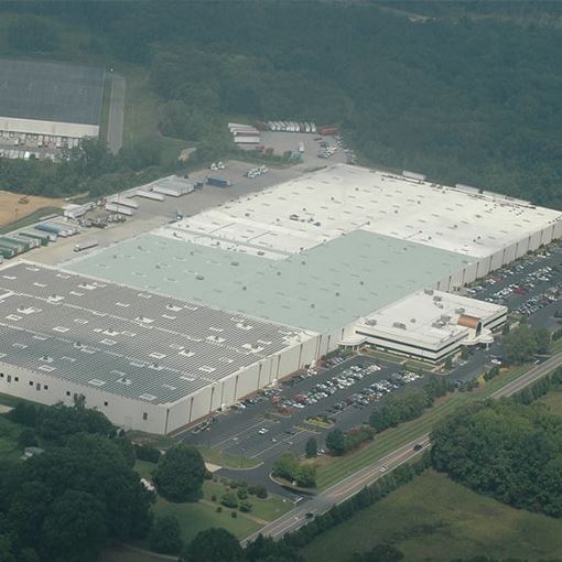 Aerial view of Shoe Show, Inc. Distribution Center