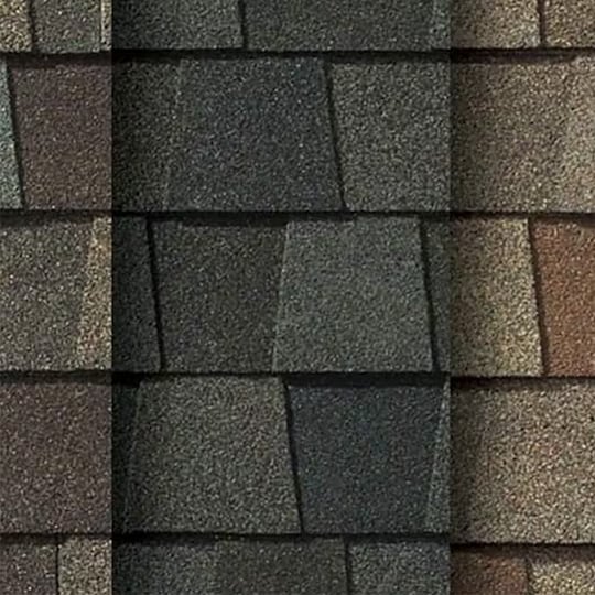 Architectural shingles mimic the look of slate or cedar shakes.