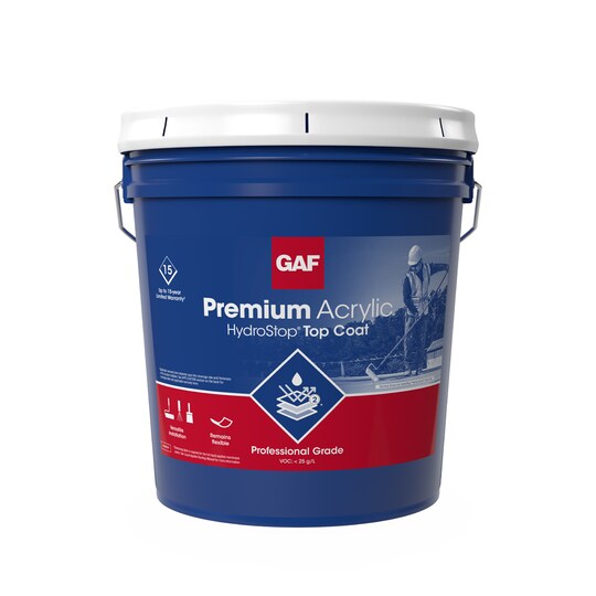 GAF Premium Acrylic HydroStop® Top Coat