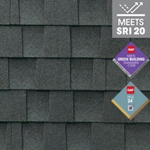 Timberline HDZ® RS+ Charcoal Plus cool roofing shingle swatch