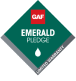 Liquid- Applied Emerald Pledge limited warranty diamond
