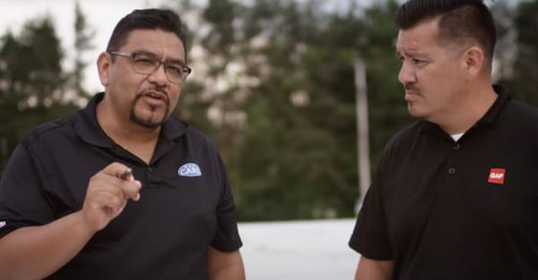 Chino and Mitos, GAF Roofing Spanish training experts