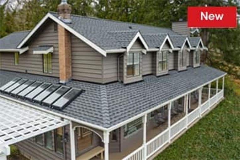 Timberline UHDZ roof shingles by GAF, thick, ultra-dimensional wood-shake look.