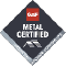 Metal Certified Icon