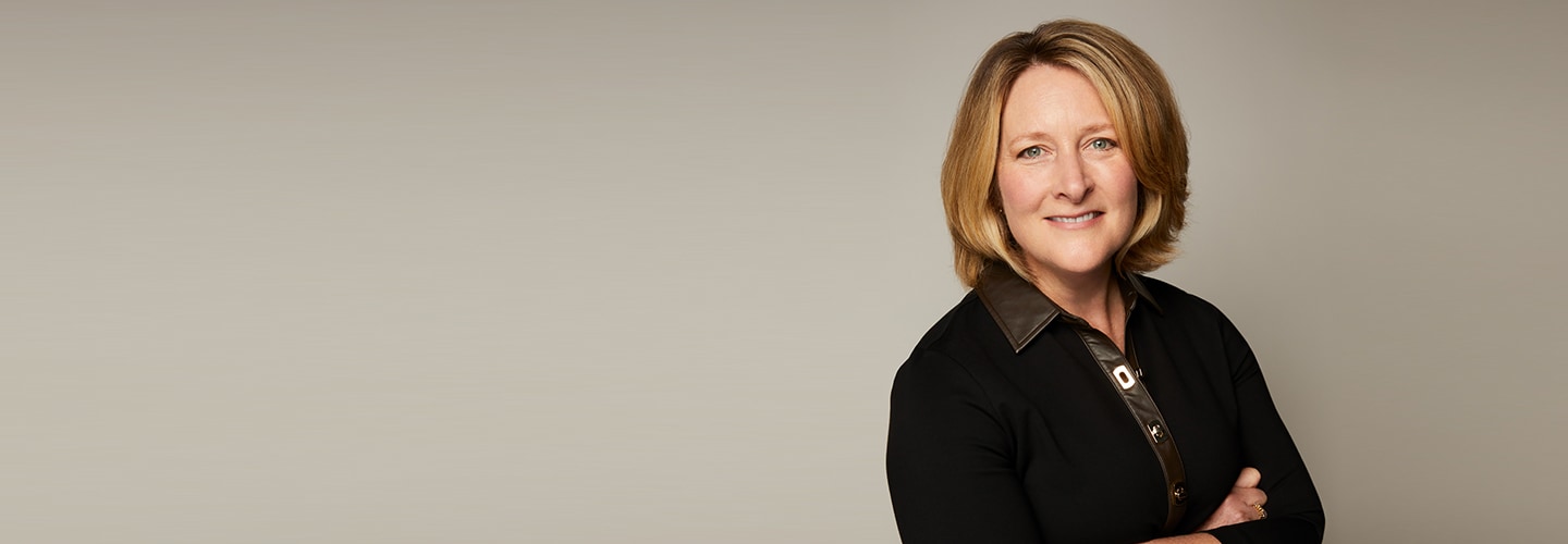 Headshot of Lori Groth, Chief Information Officer of GAF.