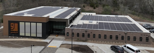 Front-facing view of the Goodwill of the Great Plains headquarters