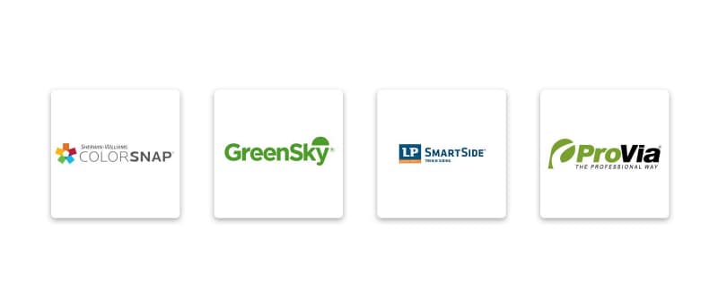 Project Marketplace Icons: ColorSnap, GreenSky, LP SmartSide, ProVia