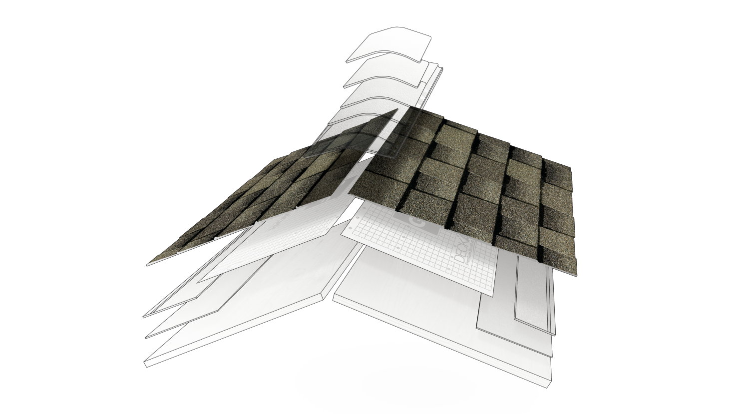 Components of the GAF Lifetime Roofing System