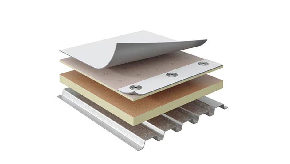 sandwich art of TPO smooth mechanically attached system