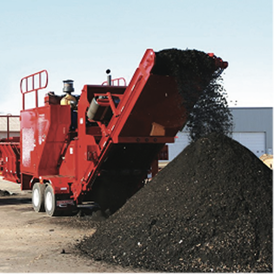 Machine recycling asphalt shingles