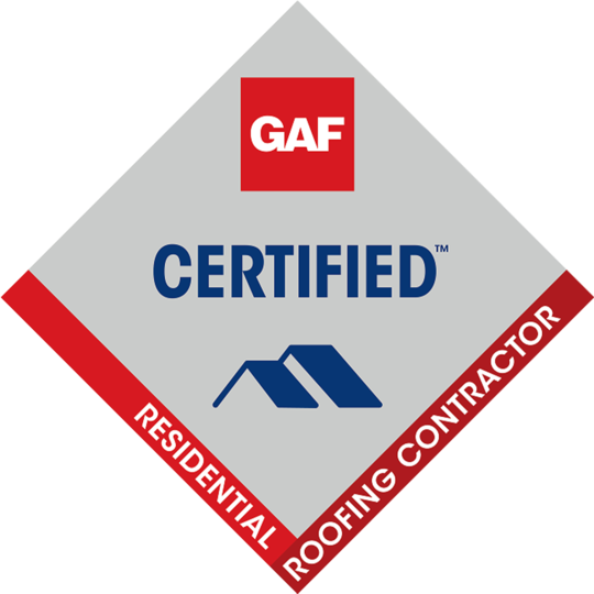 Residential GAF certified roofer diamond