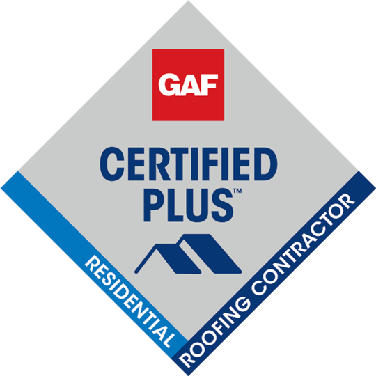 Residential GAF certified plus roofer diamond