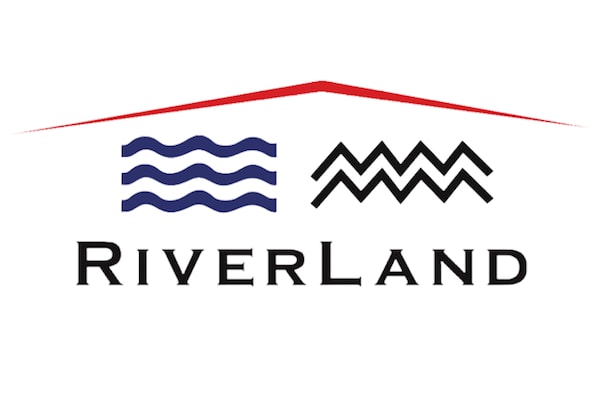 RiverLand Roofing logo, a GAF Commercial GoldElite™ and GAF CoatingsPro +™ certified roofing contractor
