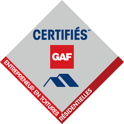 Entrepreneur en toiture certifié GAF