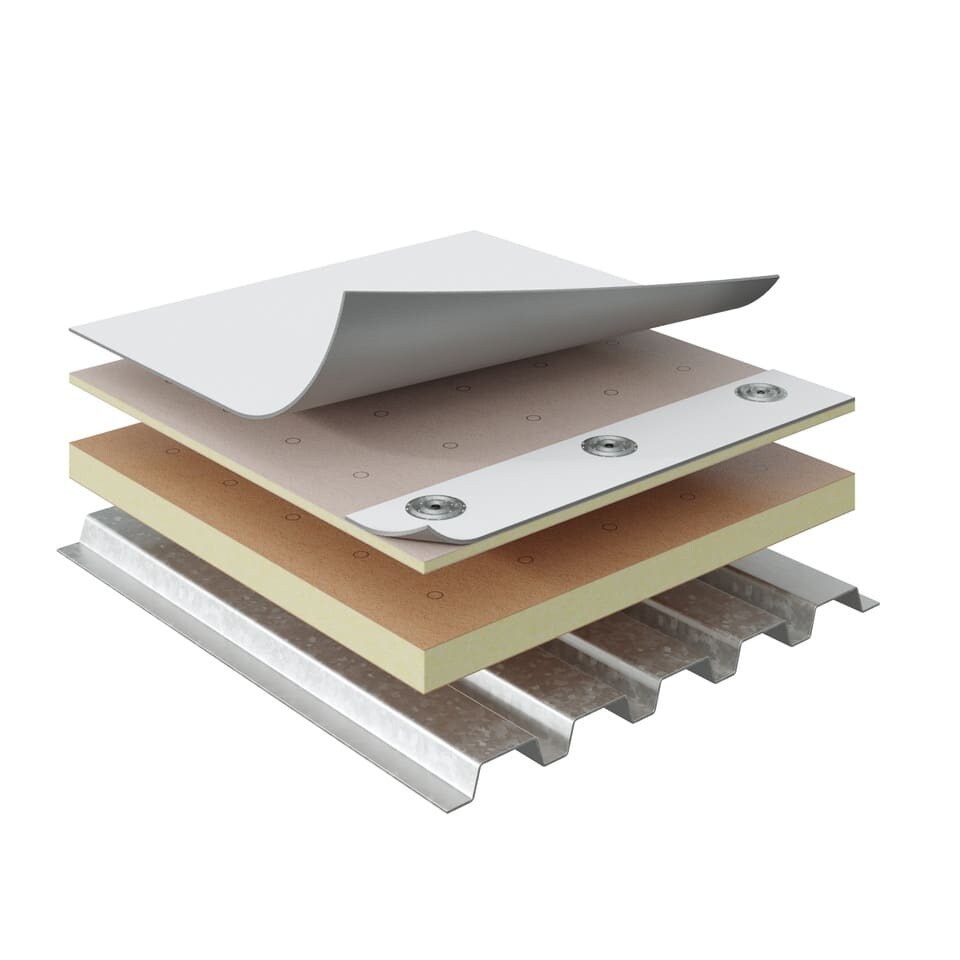 Components of Stanley Center GAF roofing system solution