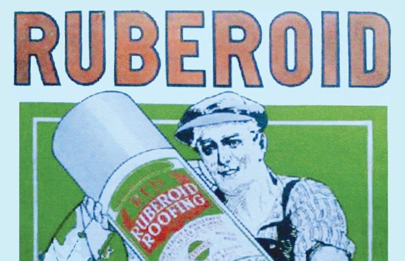 Early RUBEROID roofing package