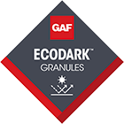 Ecodark granules badge
