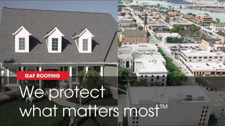 Video start for GAF, North America's largest roofing and waterproofing manufacturer